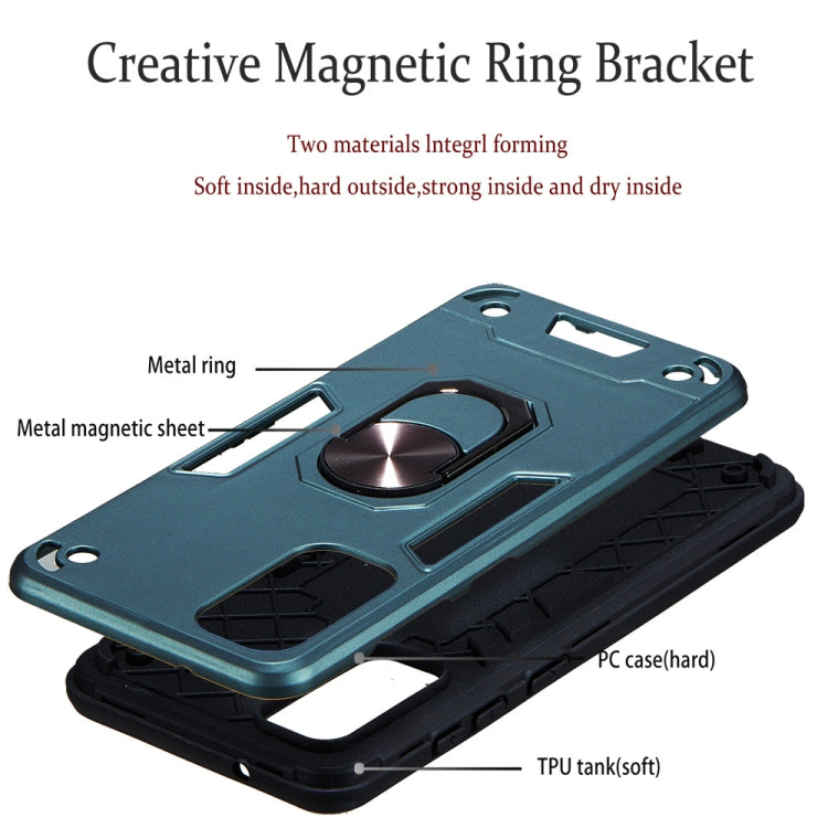 For Samsung Galaxy S20 2 in 1 Armour Series PC + TPU Protective Case with Ring Holder