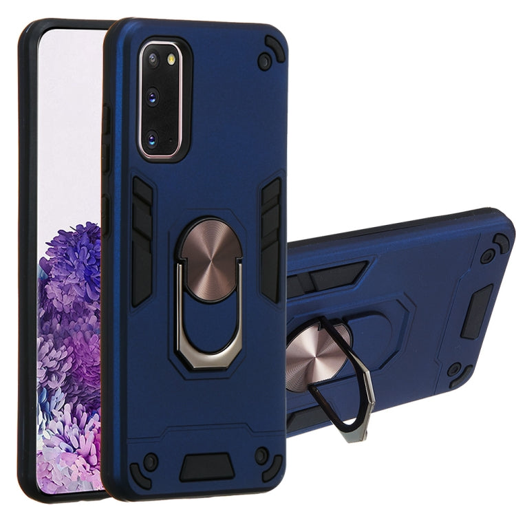 For Samsung Galaxy S20 2 in 1 Armour Series PC + TPU Protective Case with Ring Holder