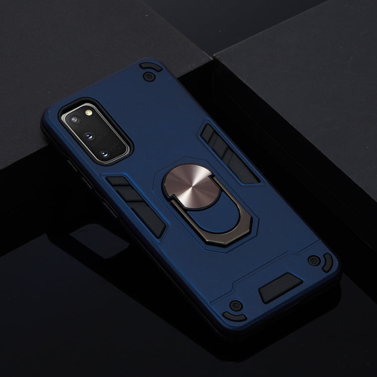 For Samsung Galaxy S20 2 in 1 Armour Series PC + TPU Protective Case with Ring Holder