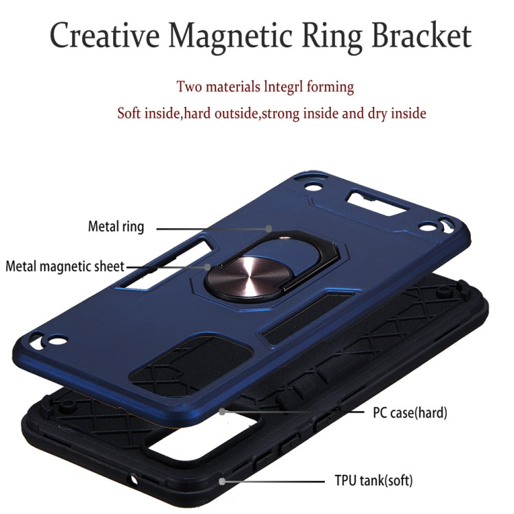 For Samsung Galaxy S20 2 in 1 Armour Series PC + TPU Protective Case with Ring Holder