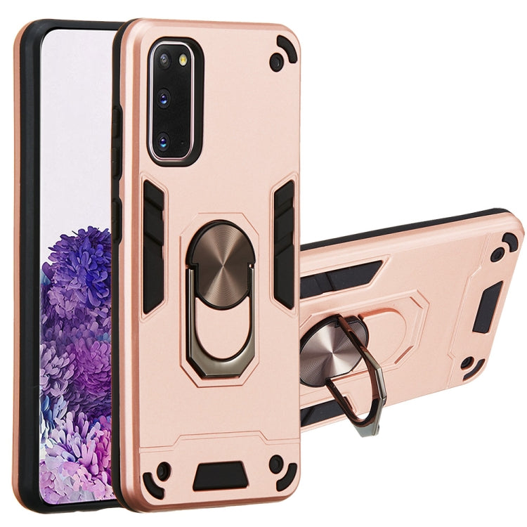 For Samsung Galaxy S20 2 in 1 Armour Series PC + TPU Protective Case with Ring Holder