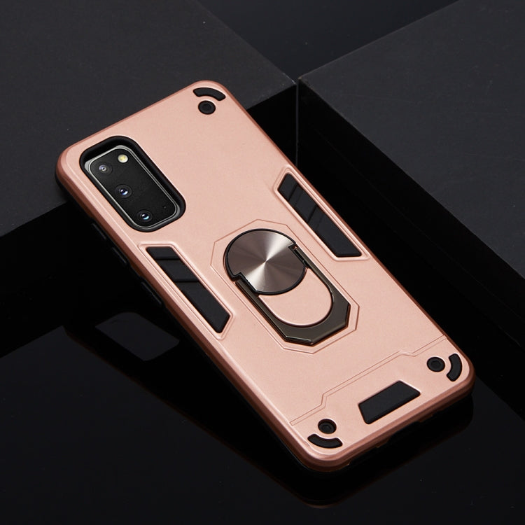 For Samsung Galaxy S20 2 in 1 Armour Series PC + TPU Protective Case with Ring Holder