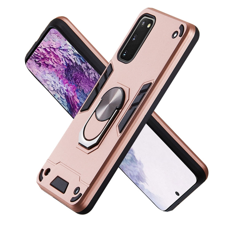 For Samsung Galaxy S20 2 in 1 Armour Series PC + TPU Protective Case with Ring Holder