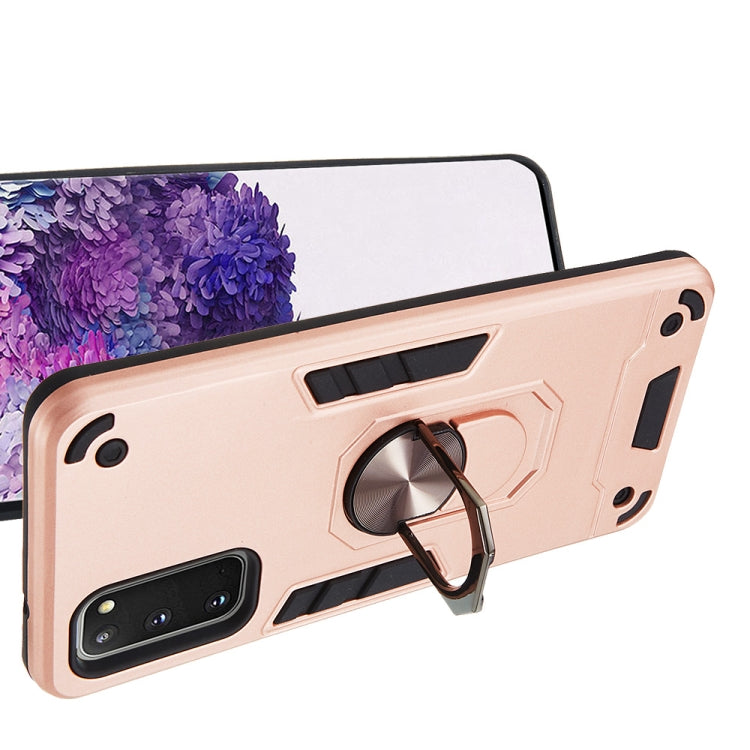 For Samsung Galaxy S20 2 in 1 Armour Series PC + TPU Protective Case with Ring Holder