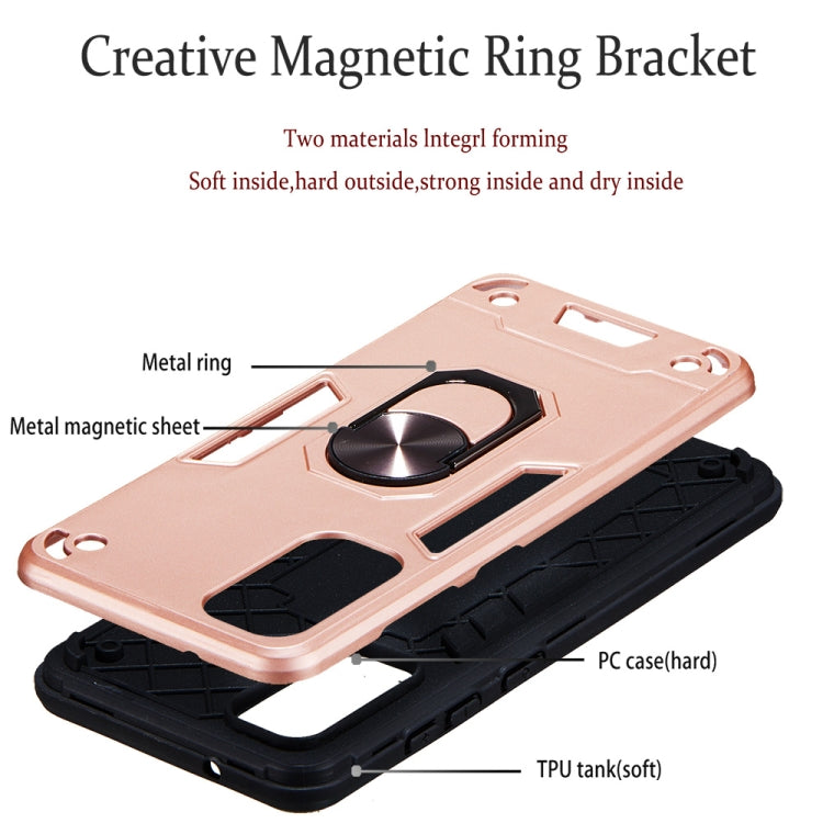 For Samsung Galaxy S20 2 in 1 Armour Series PC + TPU Protective Case with Ring Holder