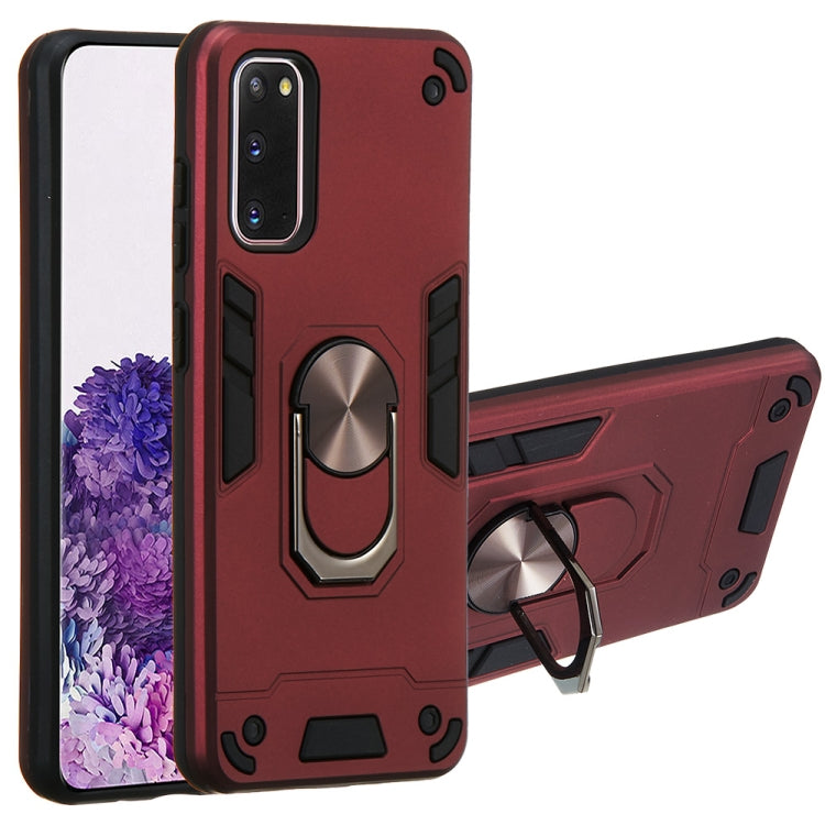 For Samsung Galaxy S20 2 in 1 Armour Series PC + TPU Protective Case with Ring Holder