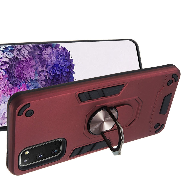 For Samsung Galaxy S20 2 in 1 Armour Series PC + TPU Protective Case with Ring Holder