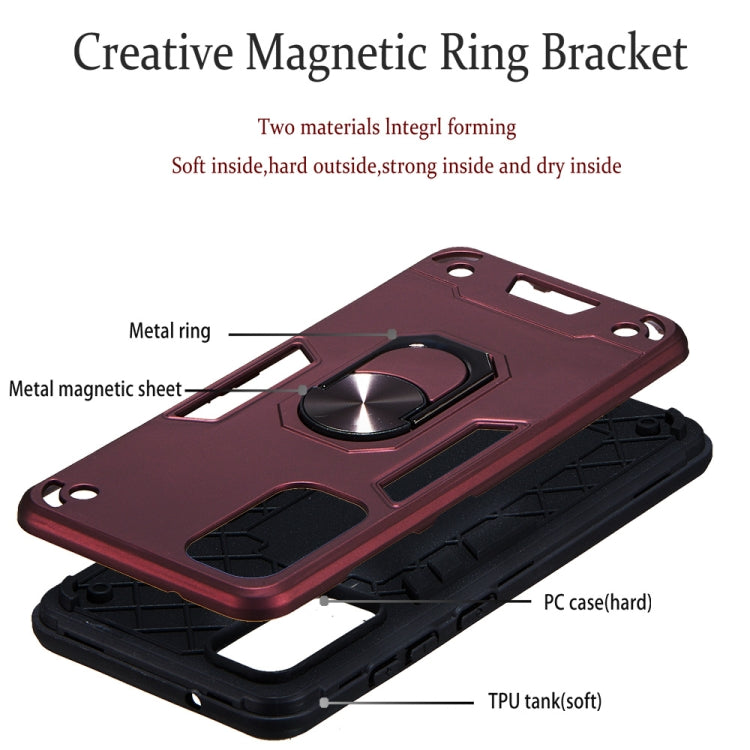 For Samsung Galaxy S20 2 in 1 Armour Series PC + TPU Protective Case with Ring Holder