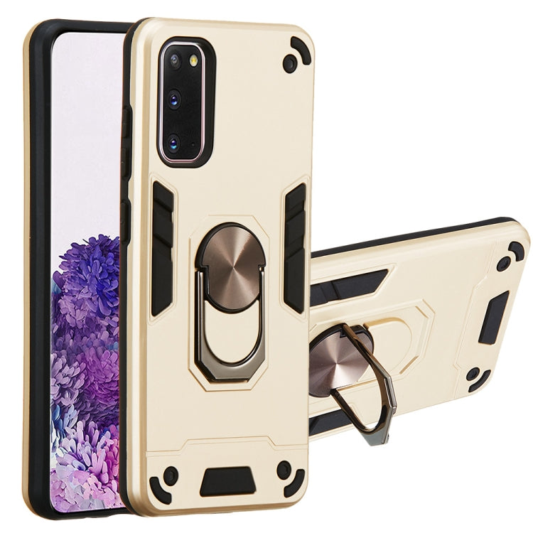 For Samsung Galaxy S20 2 in 1 Armour Series PC + TPU Protective Case with Ring Holder