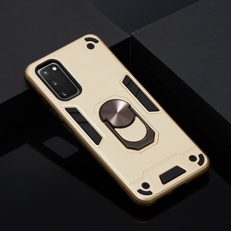 For Samsung Galaxy S20 2 in 1 Armour Series PC + TPU Protective Case with Ring Holder