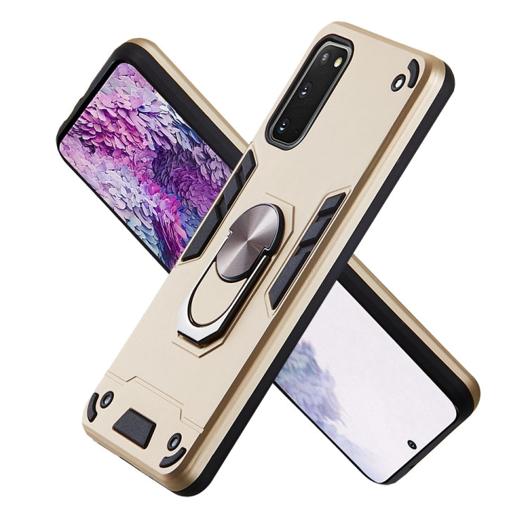 For Samsung Galaxy S20 2 in 1 Armour Series PC + TPU Protective Case with Ring Holder