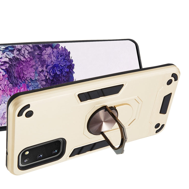 For Samsung Galaxy S20 2 in 1 Armour Series PC + TPU Protective Case with Ring Holder