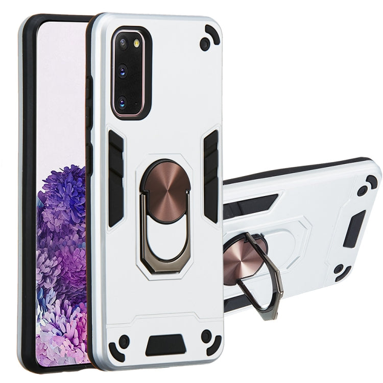 For Samsung Galaxy S20 2 in 1 Armour Series PC + TPU Protective Case with Ring Holder