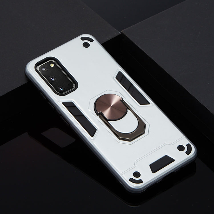For Samsung Galaxy S20 2 in 1 Armour Series PC + TPU Protective Case with Ring Holder
