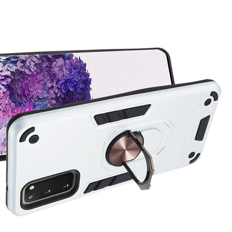 For Samsung Galaxy S20 2 in 1 Armour Series PC + TPU Protective Case with Ring Holder