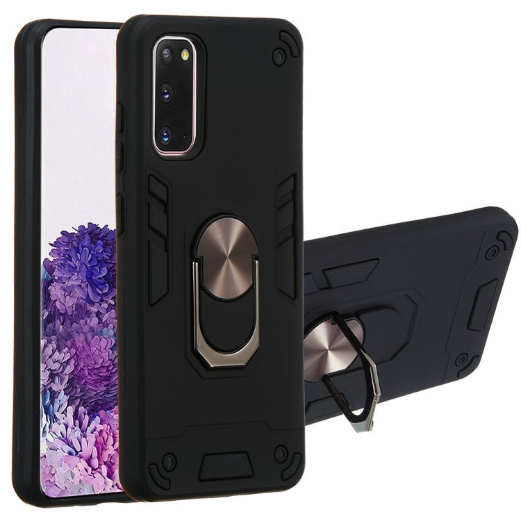 For Samsung Galaxy S20 2 in 1 Armour Series PC + TPU Protective Case with Ring Holder