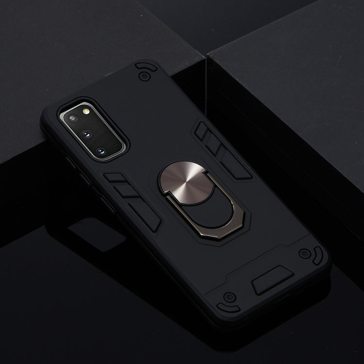 For Samsung Galaxy S20 2 in 1 Armour Series PC + TPU Protective Case with Ring Holder