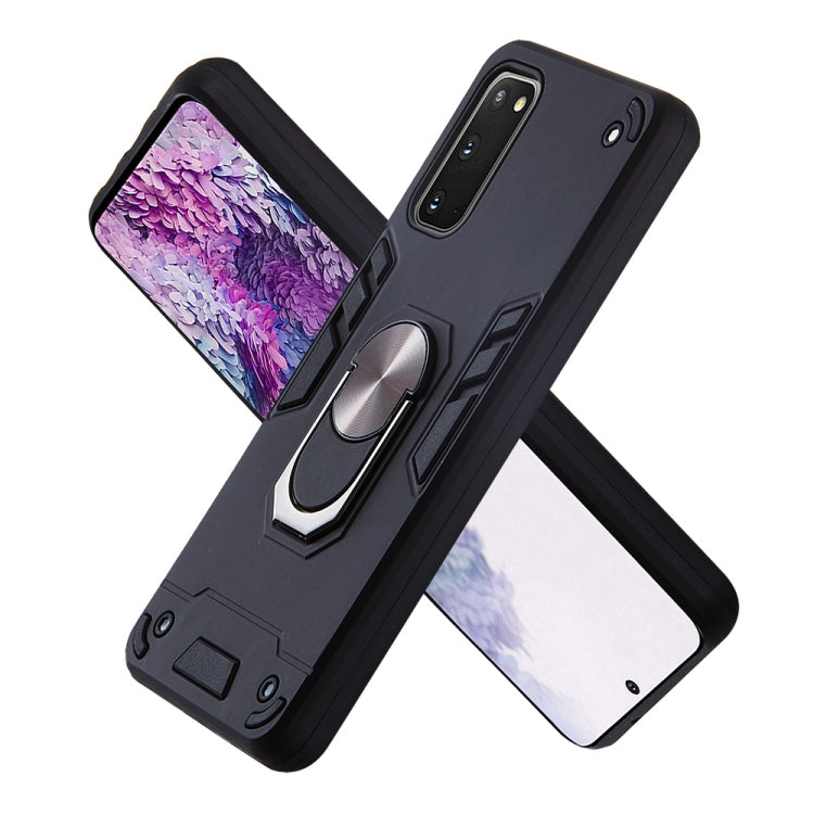 For Samsung Galaxy S20 2 in 1 Armour Series PC + TPU Protective Case with Ring Holder