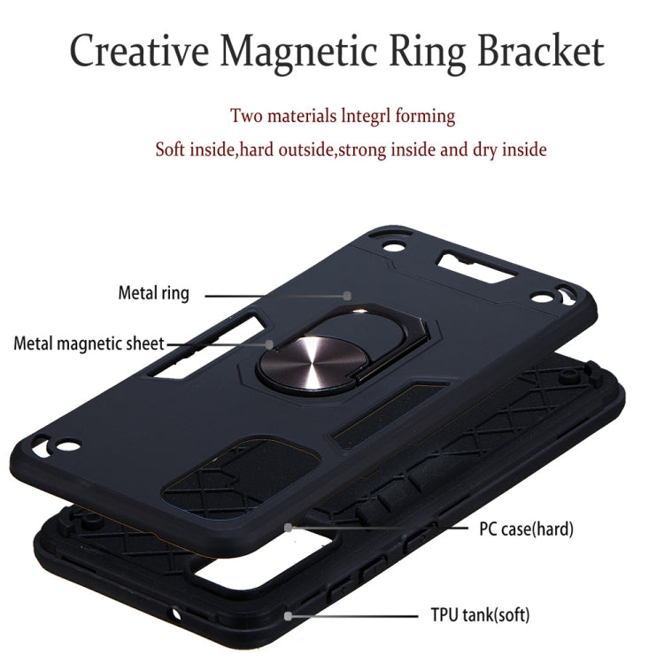For Samsung Galaxy S20 2 in 1 Armour Series PC + TPU Protective Case with Ring Holder