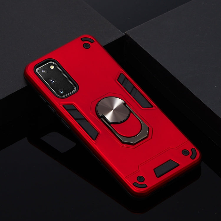 For Samsung Galaxy S20 2 in 1 Armour Series PC + TPU Protective Case with Ring Holder