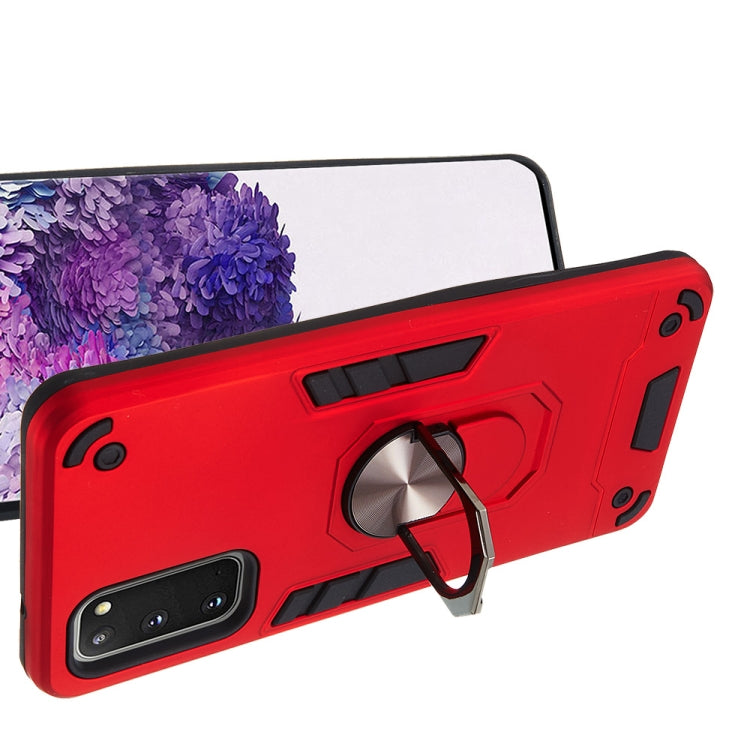 For Samsung Galaxy S20 2 in 1 Armour Series PC + TPU Protective Case with Ring Holder