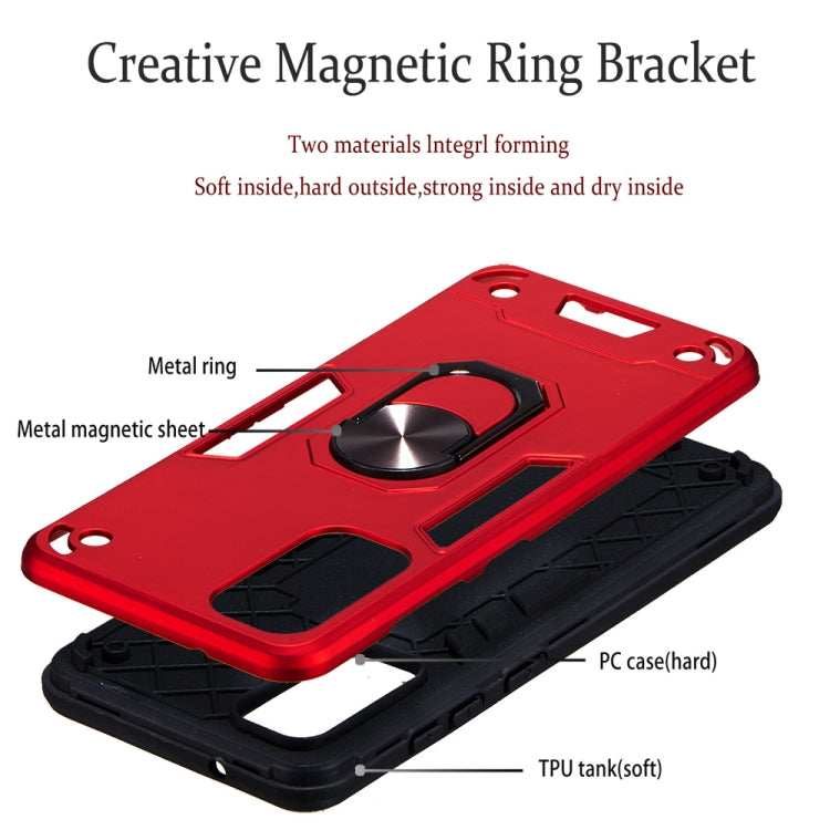For Samsung Galaxy S20 2 in 1 Armour Series PC + TPU Protective Case with Ring Holder