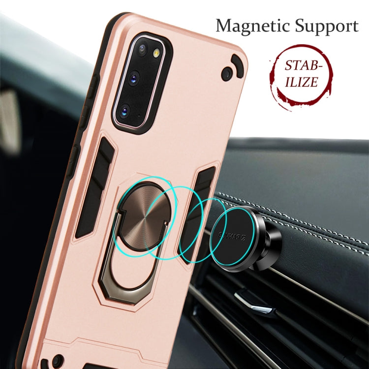 For Samsung Galaxy S20 2 in 1 Armour Series PC + TPU Protective Case with Ring Holder