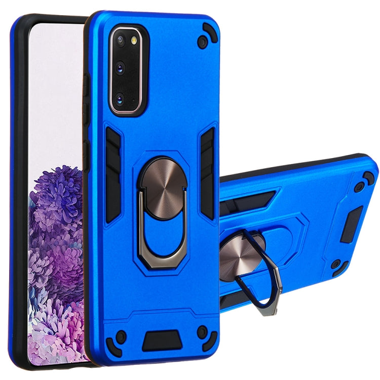 For Samsung Galaxy S20 2 in 1 Armour Series PC + TPU Protective Case with Ring Holder