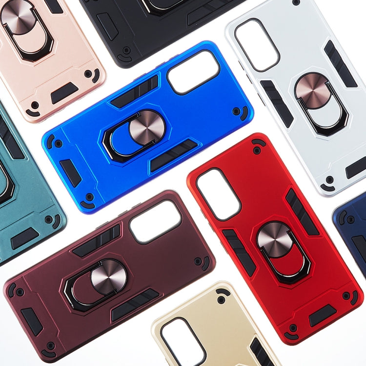 For Samsung Galaxy S20 2 in 1 Armour Series PC + TPU Protective Case with Ring Holder