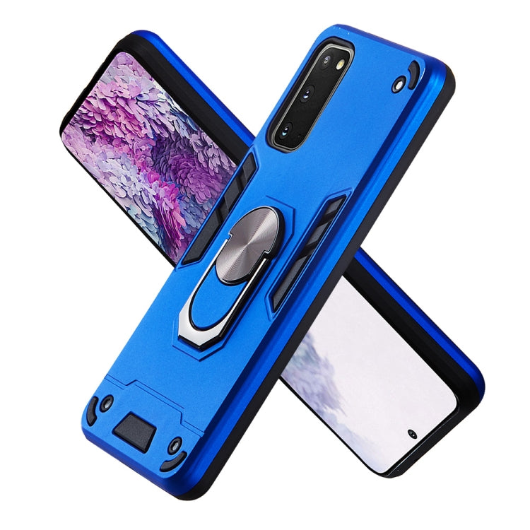 For Samsung Galaxy S20 2 in 1 Armour Series PC + TPU Protective Case with Ring Holder