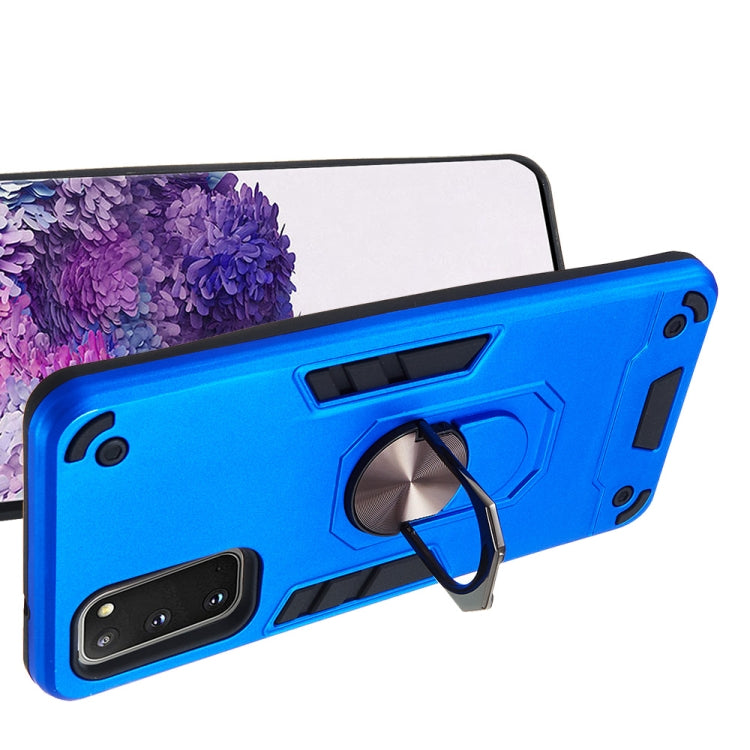 For Samsung Galaxy S20 2 in 1 Armour Series PC + TPU Protective Case with Ring Holder