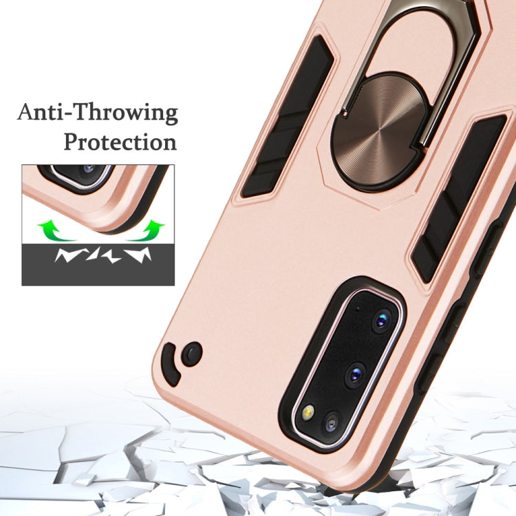 For Samsung Galaxy S20 2 in 1 Armour Series PC + TPU Protective Case with Ring Holder