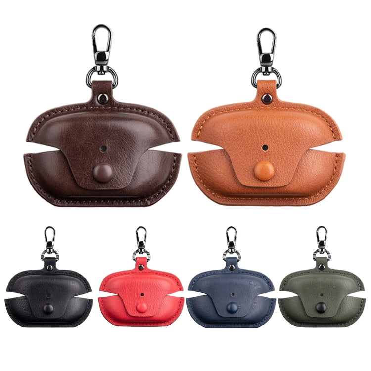 For Sony WF-1000XM5 Leather TWS Earphone Protective Case with Hook