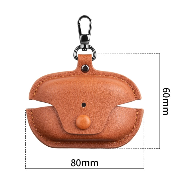 For Sony WF-1000XM5 Leather TWS Earphone Protective Case with Hook