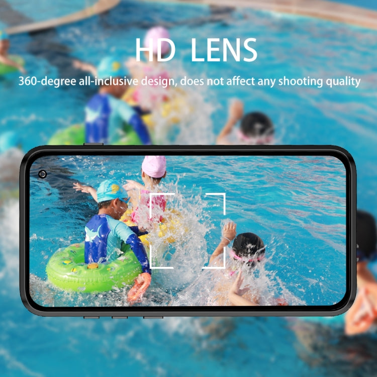 For Samsung Galaxy S10 RedPepper Transparent Dot Shockproof Waterproof PC + TPU Protective Case