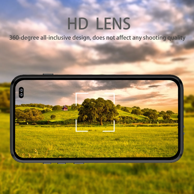 For Samsung Galaxy S10 Plus RedPepper Transparent Dot Shockproof Waterproof PC + TPU Protective Case
