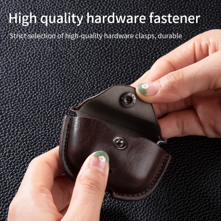 For Huawei FreeBuds SE 2 / SE 3 Leather TWS Earphone Protective Case with Hook