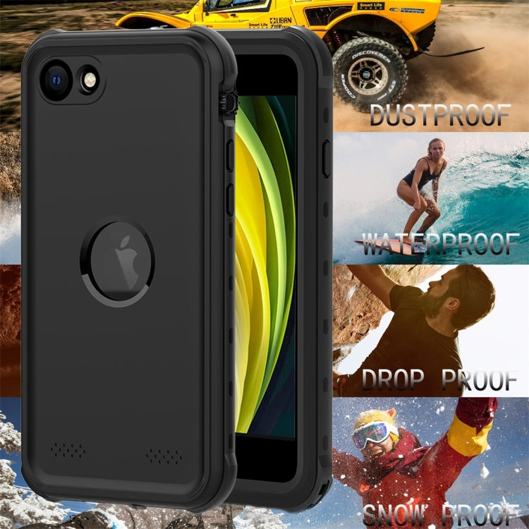 For iPhone SE 2022 / SE 2020 RedPepper Shockproof Waterproof Solid Color PC + TPU Protective Case