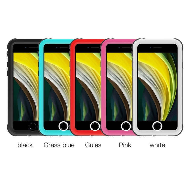 For iPhone SE 2022 / SE 2020 RedPepper Shockproof Waterproof Solid Color PC + TPU Protective Case