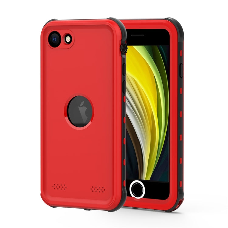 For iPhone SE 2022 / SE 2020 RedPepper Shockproof Waterproof Solid Color PC + TPU Protective Case