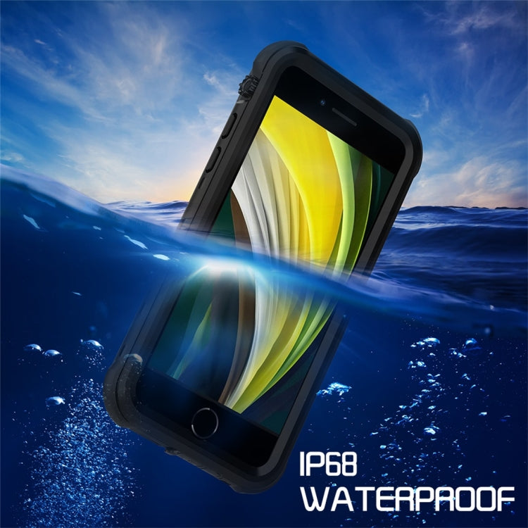 For iPhone SE 2022 / SE 2020 RedPepper Shockproof Waterproof Solid Color PC + TPU Protective Case