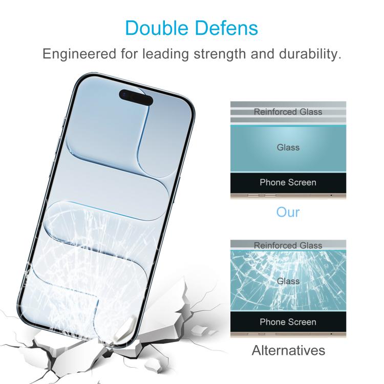 For iPhone Air 50pcs 0.26mm 9H 2.5D Tempered Glass Film