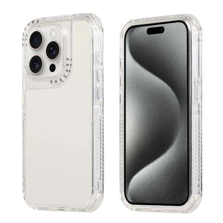 For iPhone 16 Pro Max Dreamland 3 in 1 Clear Color Transparent Frame PC + TPU Phone Case
