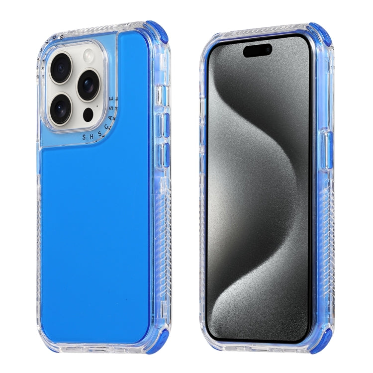 For iPhone 16 Pro Dreamland 3 in 1 Clear Color Transparent Frame PC + TPU Phone Case