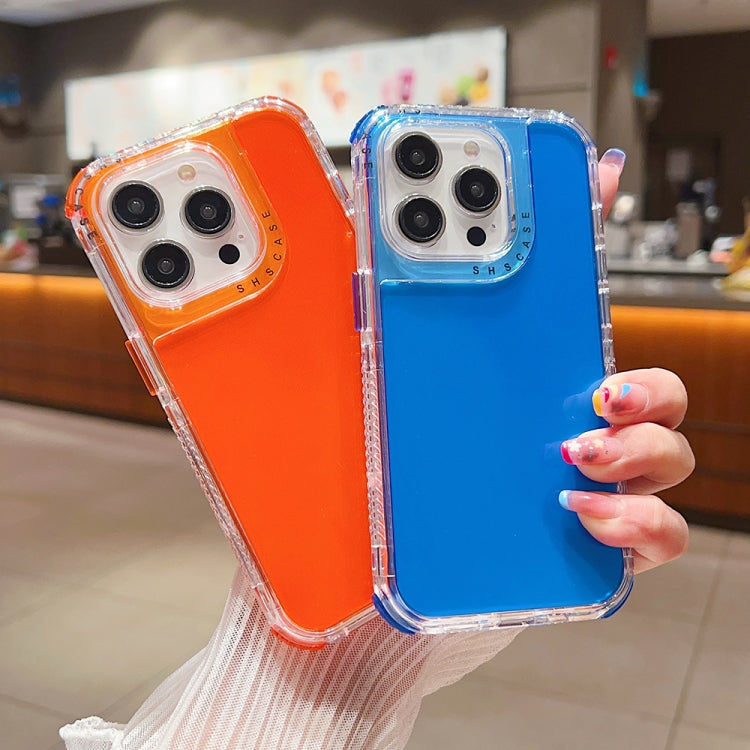 For iPhone 16 Plus Dreamland 3 in 1 Clear Color Transparent Frame PC + TPU Phone Case