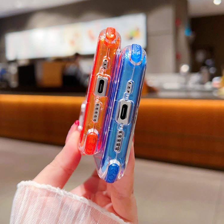 For iPhone 16 Plus Dreamland 3 in 1 Clear Color Transparent Frame PC + TPU Phone Case