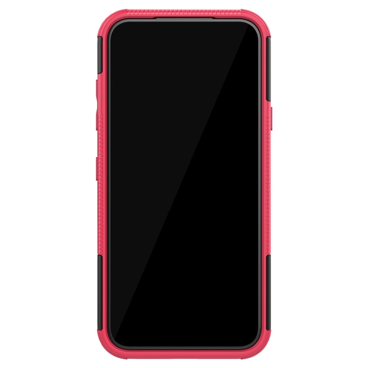 For LG K31 Tire Texture Shockproof TPU+PC Protective Case with Holder