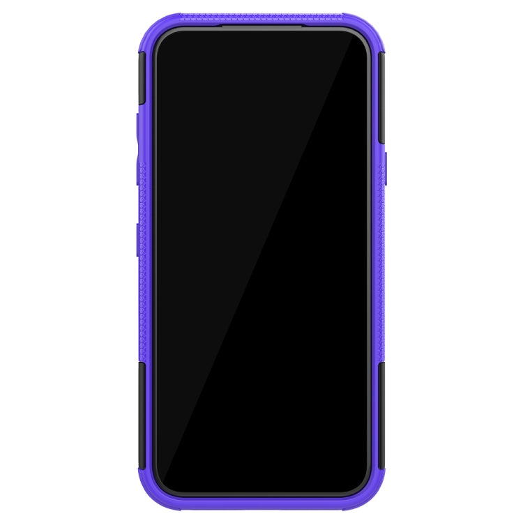 For LG K31 Tire Texture Shockproof TPU+PC Protective Case with Holder