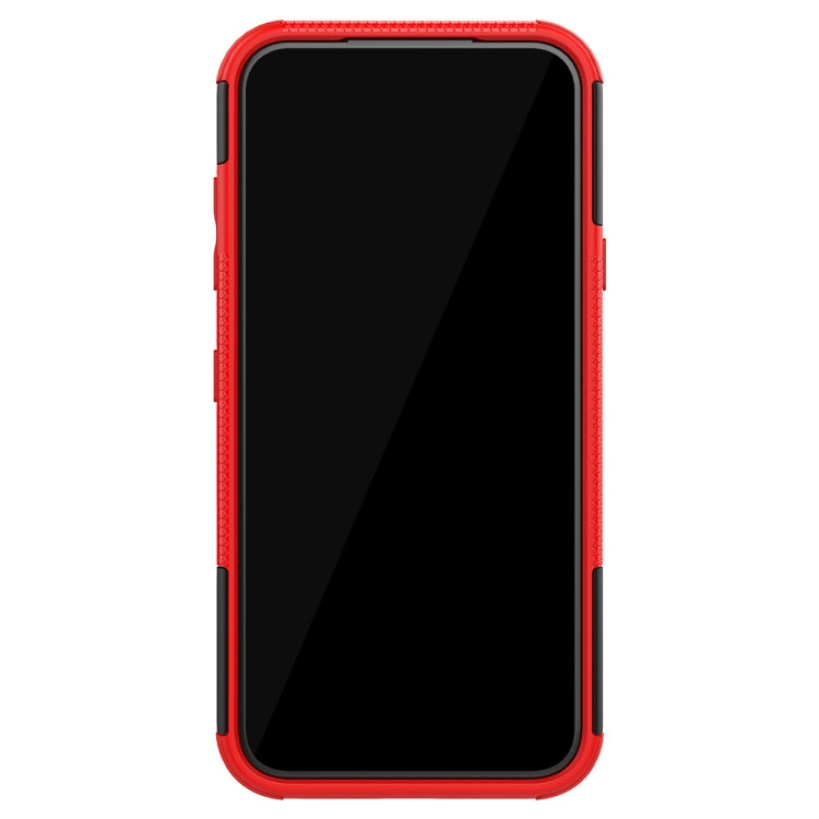 For LG K31 Tire Texture Shockproof TPU+PC Protective Case with Holder