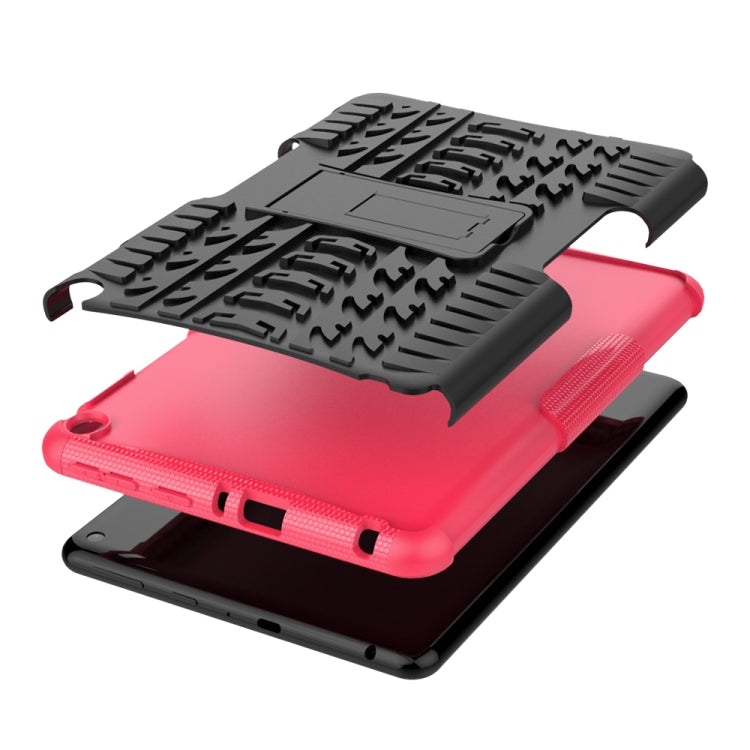 For Amazon Fire HD 8 (2020) Tire Texture Shockproof TPU+PC Protective Case with Holder